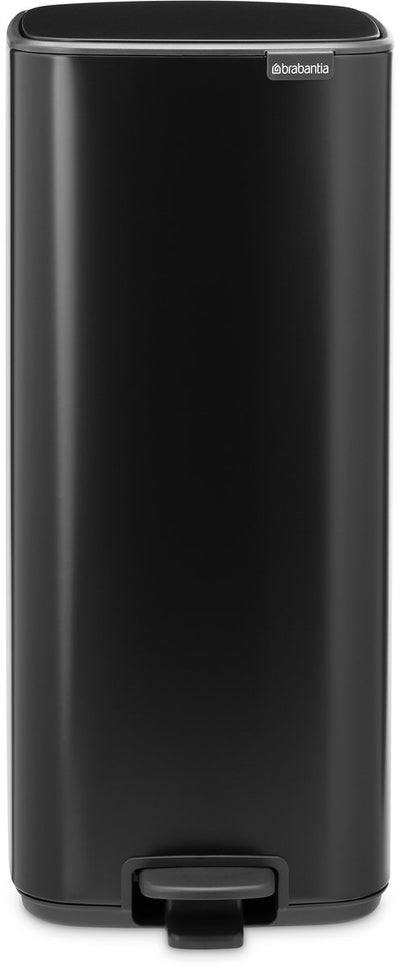 Poubelle à pédale Brabantia bo - 30 litres - noir mat