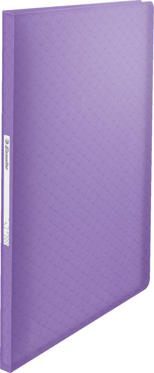 Esselte colour'breeze show album a4 - avec 60 pochettes pour 120 feuilles - pour présenter et ranger des documents - lavande