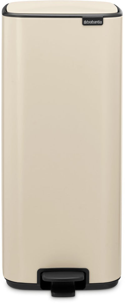 Poubelle à pédale Brabantia bo - 30 litres - beige doux