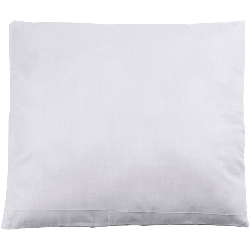 Coussin rempli de la compagnie Creativ, DIM 40x40 cm, blanc, 1 pièce