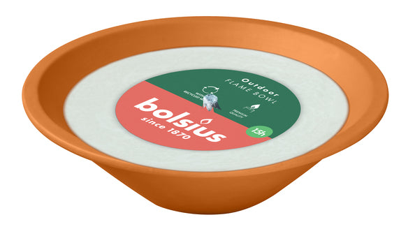 Bol à flamme Bolsius terre cuite ø223x66 mm (9 pièces)