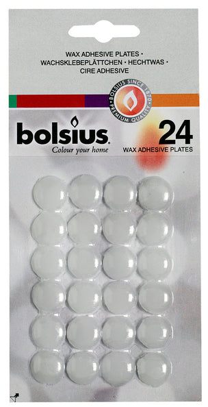 Blister de ronds de cire adhésive Bolsius (24x 24 pièces)