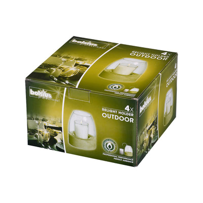 Support de recharge Bolsius extérieur ø80x150 mm (4 pièces)