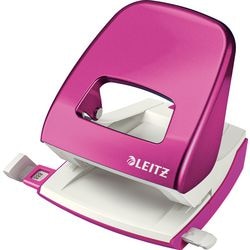 Perforatrice 2 trous Leitz 5008 8cm rose métallisé