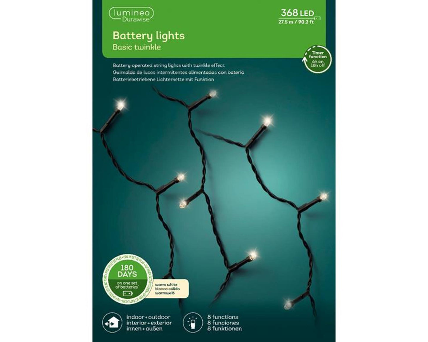 Lumineo LED Durawise Basic Lights 368L Blanc Chaud
