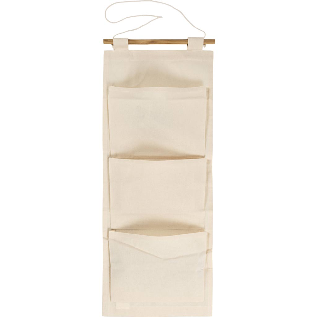 Organiseur suspendu Creativ company, h : 75 cm, l : 30 cm, 145 g, naturel clair, 1 pièce
