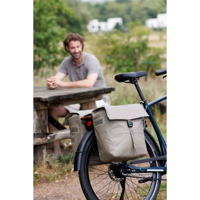 Nouveau sac Looxs Leeds double | taupe | objectif 2.0 | 38l