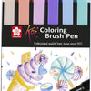 SAKURA KOI COLORING BRUSH SET SNEATS, 6 COULEURS