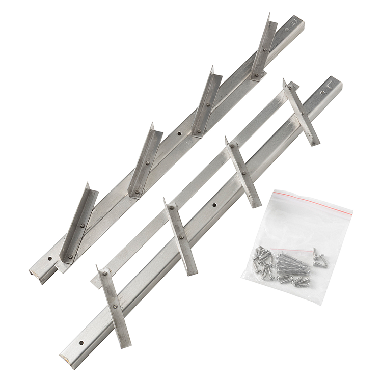 Mack 1074591 - volets multiflex 50 cm en acier inoxydable | 2 pièces