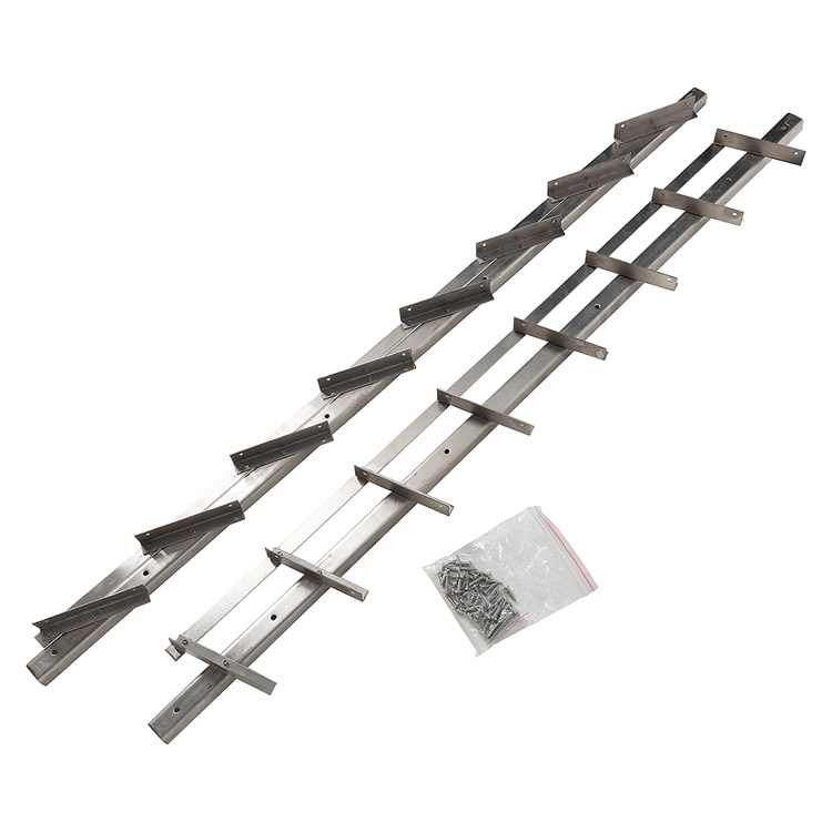 Mack 1074592 - volets multiflex 96 cm en acier inoxydable | 2 pièces