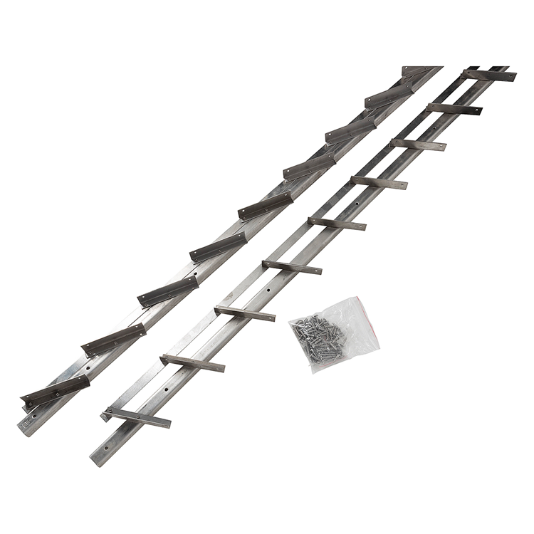 Mack 1074594 - volets multiflex 220 cm inox | 2 pièces