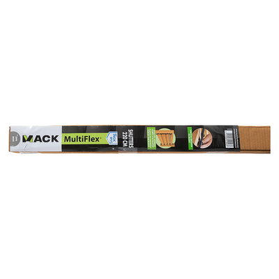 Mack 1074594 - volets multiflex 220 cm inox | 2 pièces