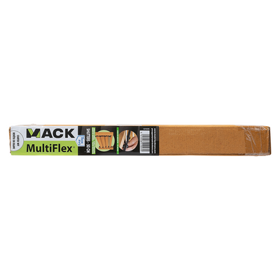 Mack 1074595 - volets multiflex 50 cm en acier inoxydable revêtement blanc | 2 pièces
