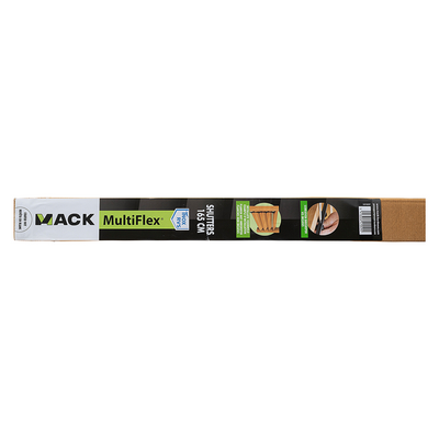Mack 1074597 - volets multiflex 165 cm en acier inoxydable revêtement blanc | 2 pièces