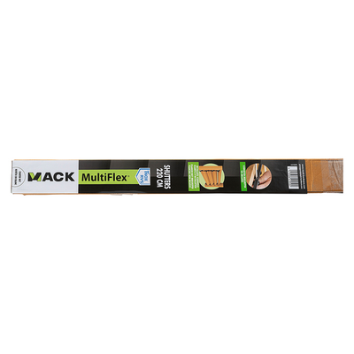 Mack 1074598 - volets multiflex 220 cm acier inoxydable revêtement blanc | 2 pièces