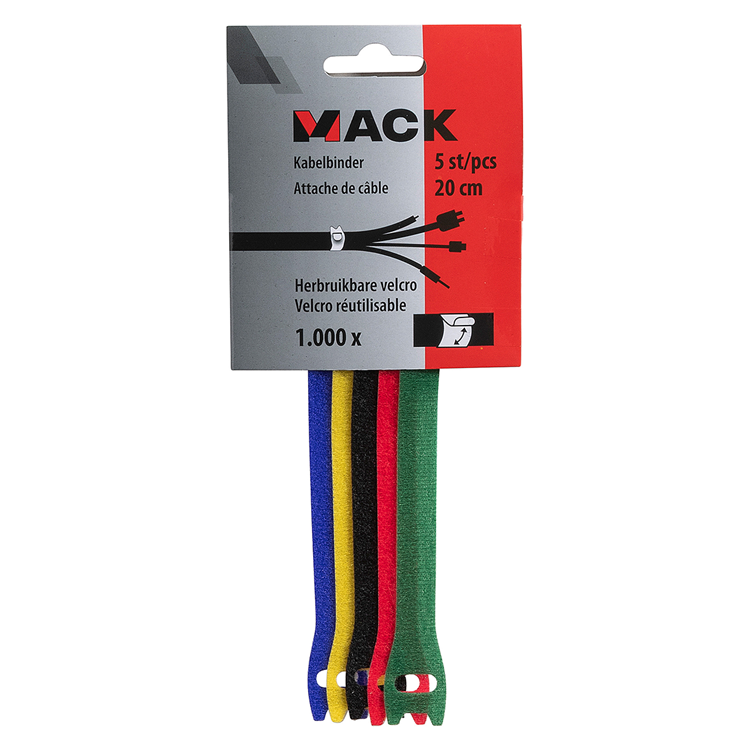 Mack 1072137 - serre-câble 5pcs 12mm 20cm | 5 pièces