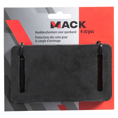 Mack 1072141 - Sangle de protection 4 coins 50mm caoutchouc noir | 5 pièces