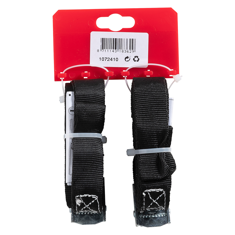 Mack 1072410 - 2 sangles de transport avec boucle de transport25mm - 2,8mm | 5 pièces