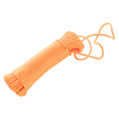 Mack 1072113 - paracorde orange réfléchissant 4mm 15m | 5 pièces