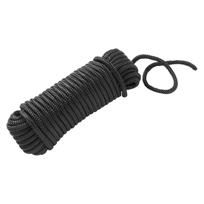 Mack 1072118 - fil noir tressé pp 8mm 15m | 5 pièces