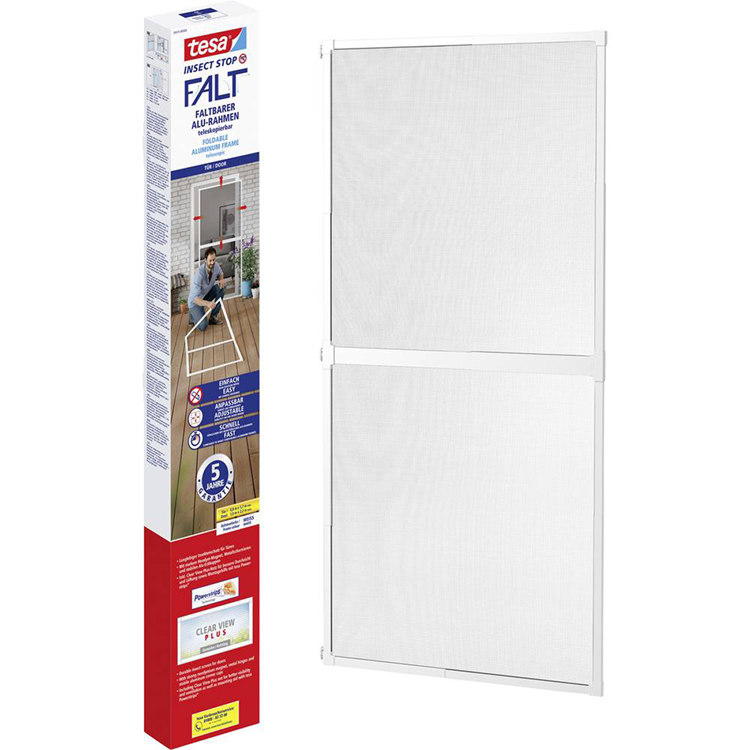 Tesa 1074280 - porte alu blanc | 1 pièce