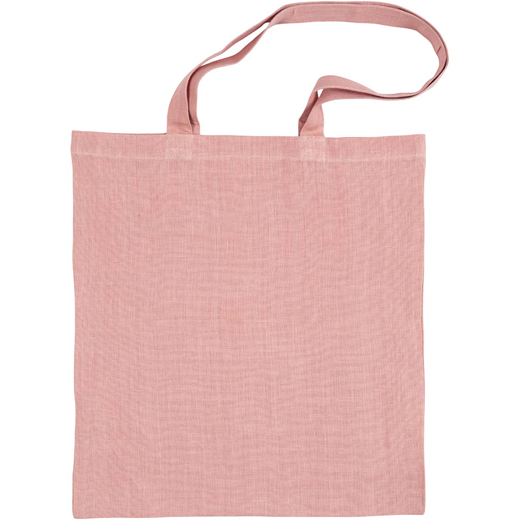 Compagnie Creativ porte du sac de coton rose, 38x42cm