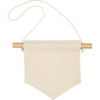 Bannière murale Creativ company, forme pointue, h : 16,5 cm, l : 15 cm, 300 g, naturel clair, 2 pièces 1 boîte