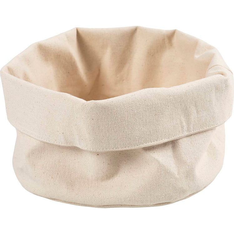 Paniers en tissu Creativ company, h : 14,5 cm, d 20 cm, 385 g, naturel clair, 2 pièces 1 boîte