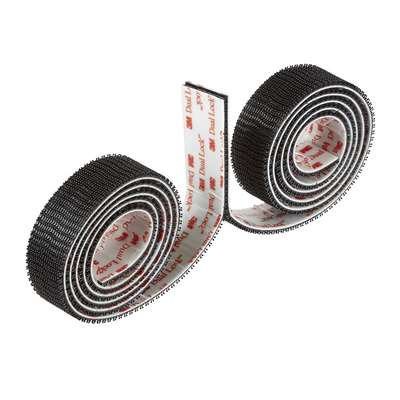 3m 1075818 - scotch extra. attaches 25mmx1m2rouleau pack noir | 6 pièces