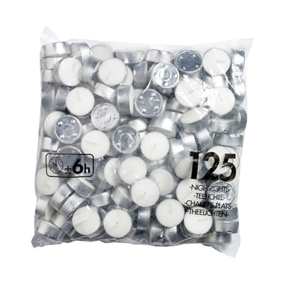Bougies chauffe-plat Bolsius ø38x19 mm 6 heures (6x 125 pièces)