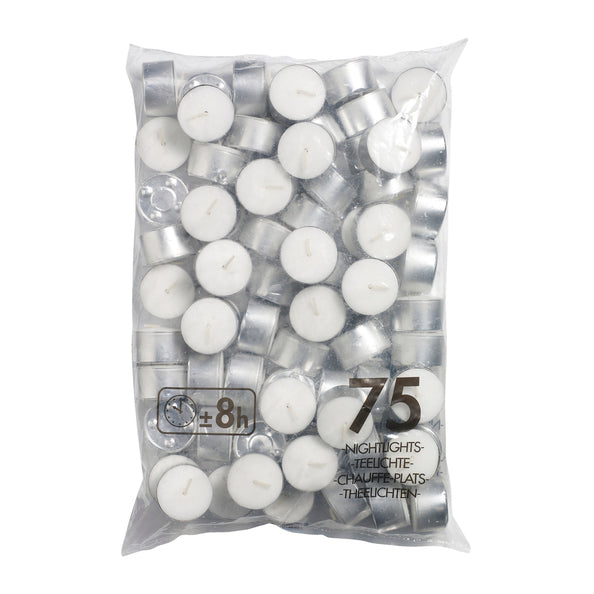 Bougies chauffe-plat Bolsius ø38x22 mm 8 heures (6x 75 pièces)