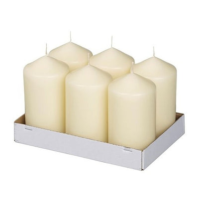 Bougie pilier Bolsius ivoire ø68x128 mm 45 heures (6 pièces)