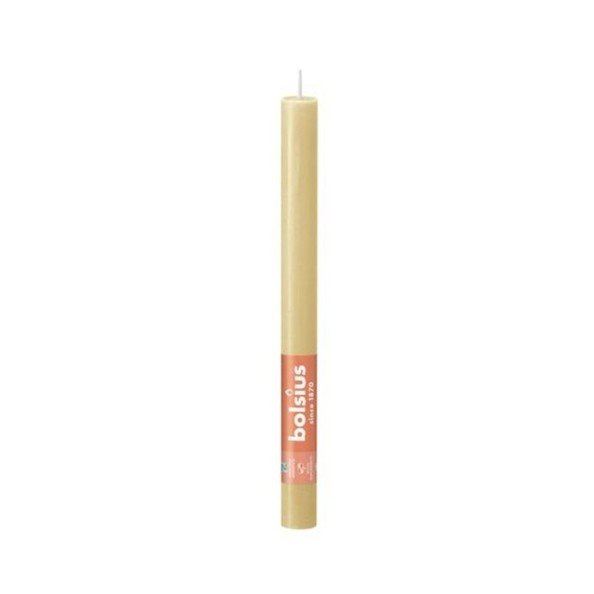 Bolsius bougie de dîner rustique 270 23 avoine beige 8x8 pièces