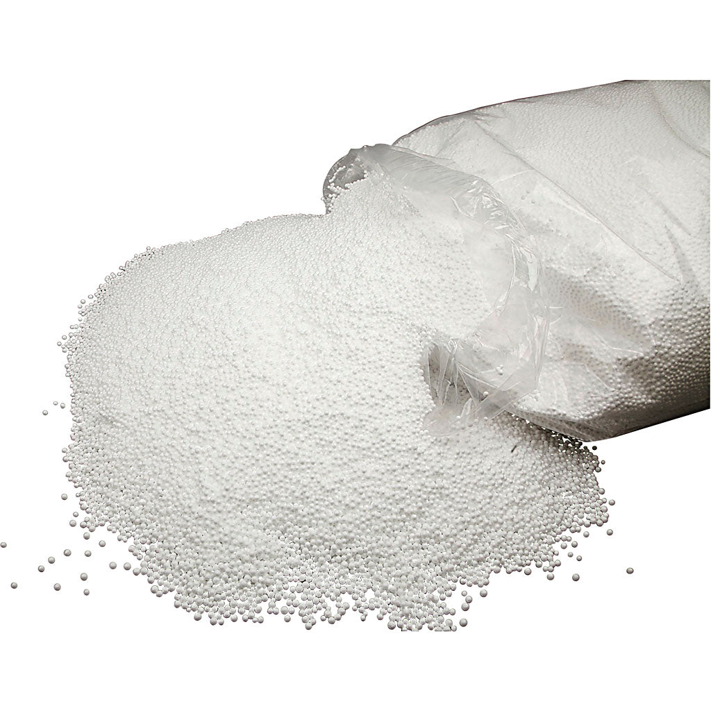 Granulés Creativ company, taille 5 mm, blanc, 100 l 1 sachet