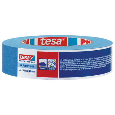Tesa professionnel 1075575 - 4435 ruban de papier uv 50 m x 25 mm | 12 pièces