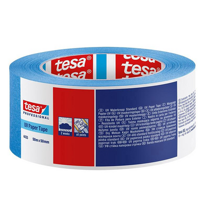 Tesa professionnel 1075578 - 4435 ruban de papier uv 50 m x 50 mm | 6 pièces