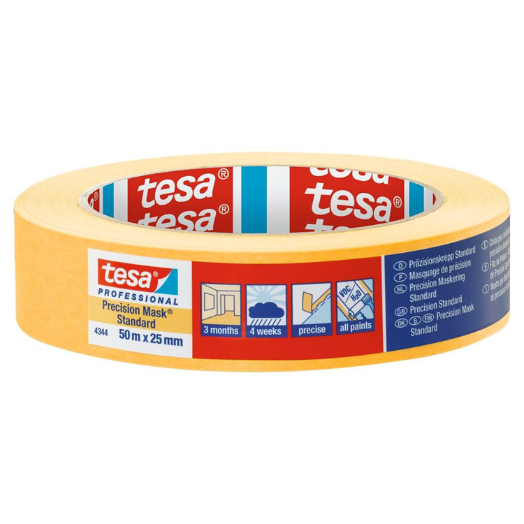 Tesa professional 1075566 - 4344 support pour masque prec 50mx25mm | 6 pièces