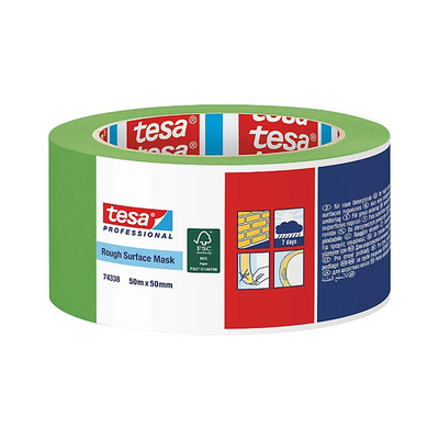 Tesa professional 1075583 - 74338 masque à surface rugueuse 50mx50mm | 6 pièces