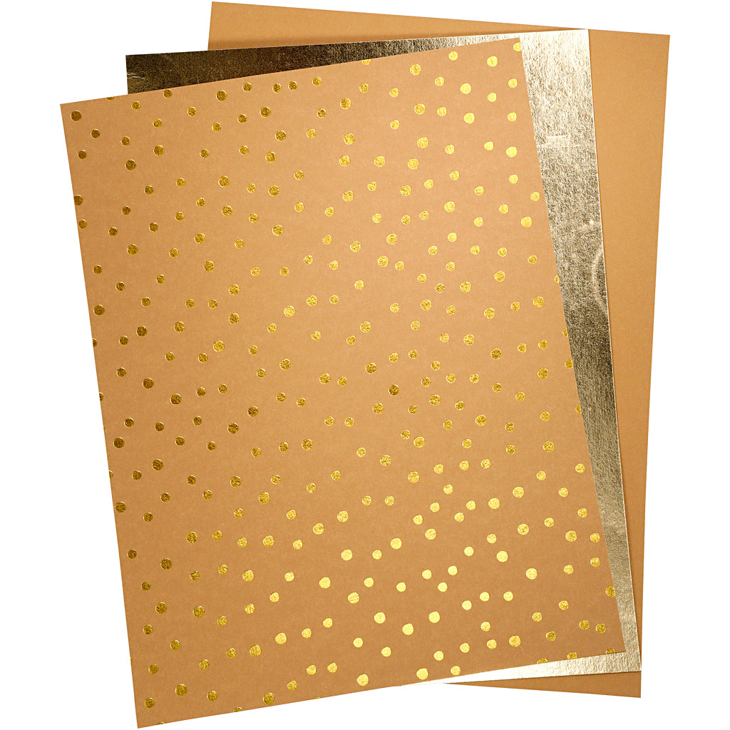 Papier en cuir en fausse entreprise, 3 feuilles