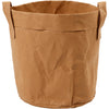 Creativ company sac de rangement en simili cuir, h : 20 cm, d 19,5 cm, 350 gr, marron clair, 1 pièce