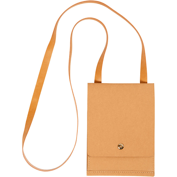 Creativ company sac bandoulière en simili cuir, h : 18 cm, l : 13 cm, 350 g, marron clair, 1 pièce