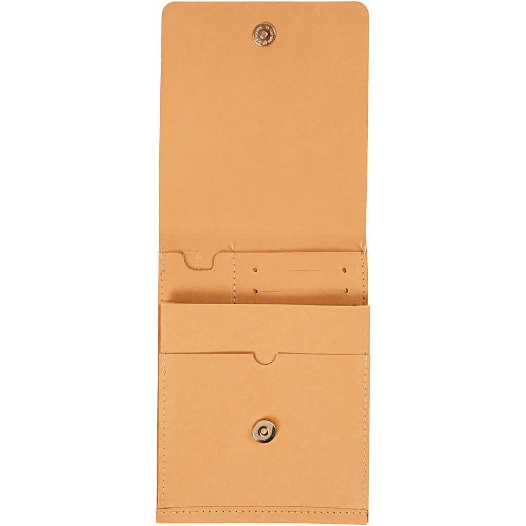 Creativ company sac bandoulière en simili cuir, h : 18 cm, l : 13 cm, 350 g, marron clair, 1 pièce