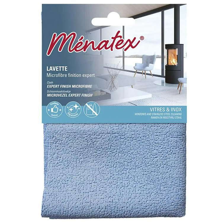 Menatex 1074050 - Chiffon de nettoyage en microfibre finition experte | 5 pièces
