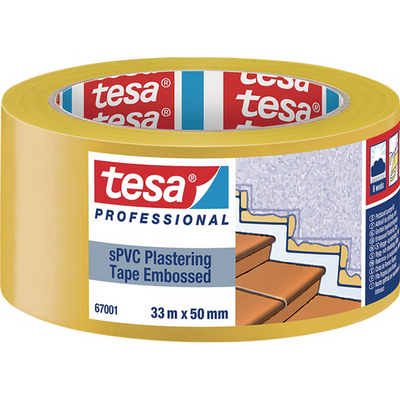 Tesa professionnel 1075580 - 67001 plastique spvcemboss33mx50mm | 6 pièces