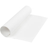 Papier simili cuir Creativ company, l: 50 cm, uni, 350 gr, blanc, 1 m 1 rouleau - afbeelding 1