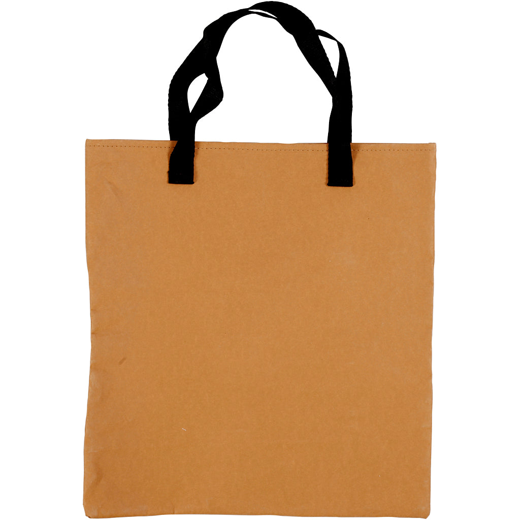 Sac shopping Creativ company, taille 35x38 cm, marron clair, 1 pièce