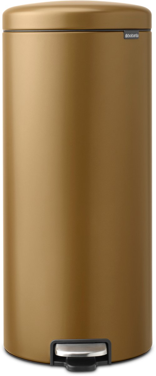 Poubelle Brabantia newicon - 30 litres - laiton chaud