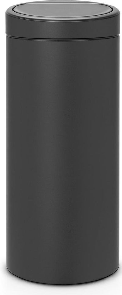 Poubelle Brabantia Touch Bin - 30 litres - gris minéral infini