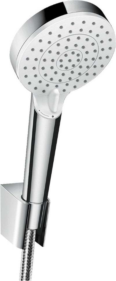 Hansgrohe crometta vario porter set de douche ecosmart avec flexible 125cm blanc chromé