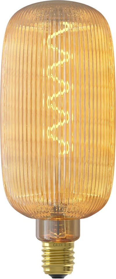 Lampe LED Calex pulse lyon - e27 - source de lumière à filament - lumière blanc chaud - ambre